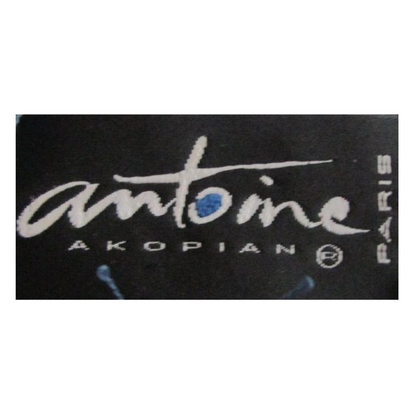 antoine by Akopian Blue Crop Top in Size Small - Picture 3 of 5